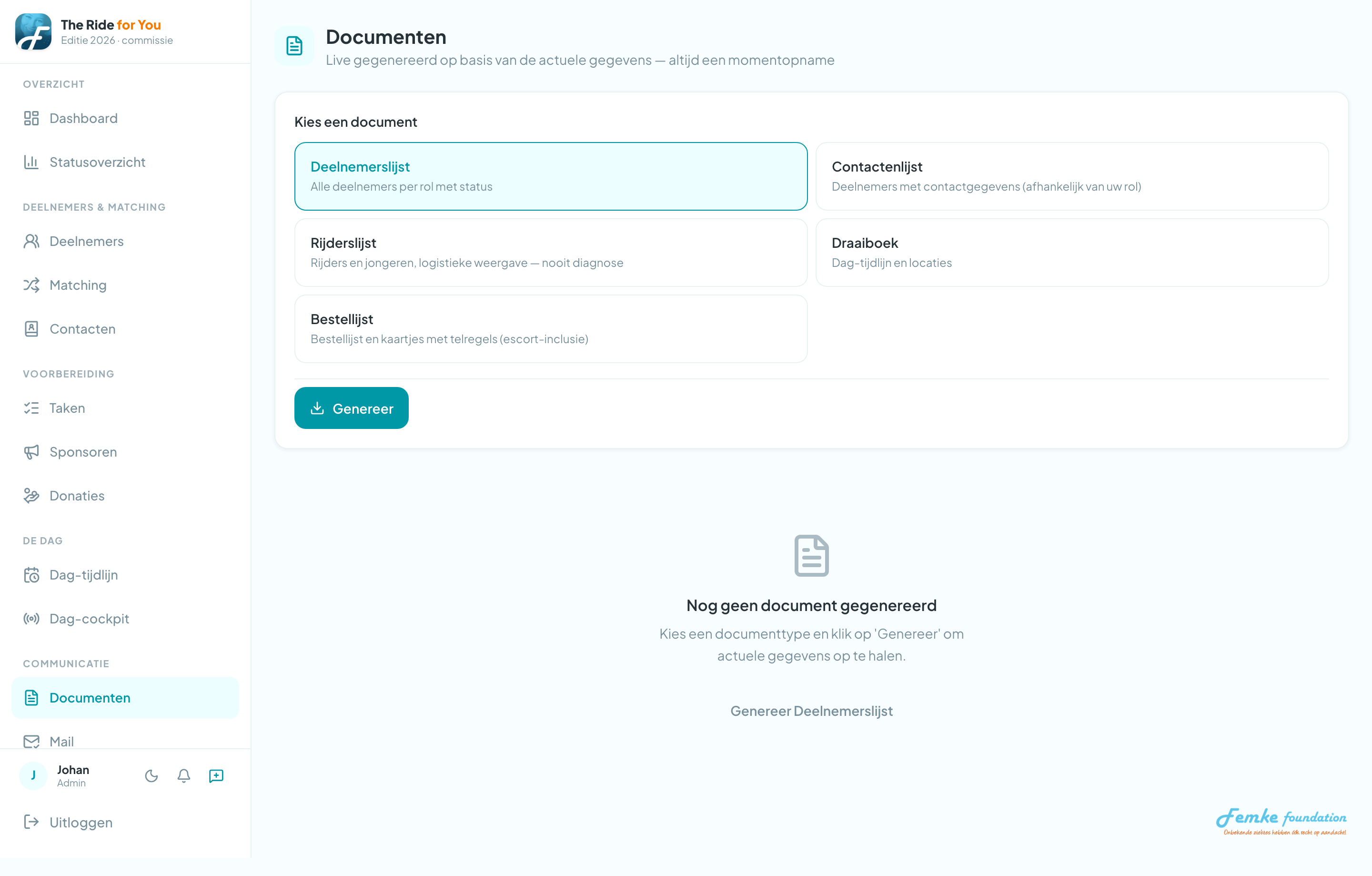 Documenten en levend draaiboek